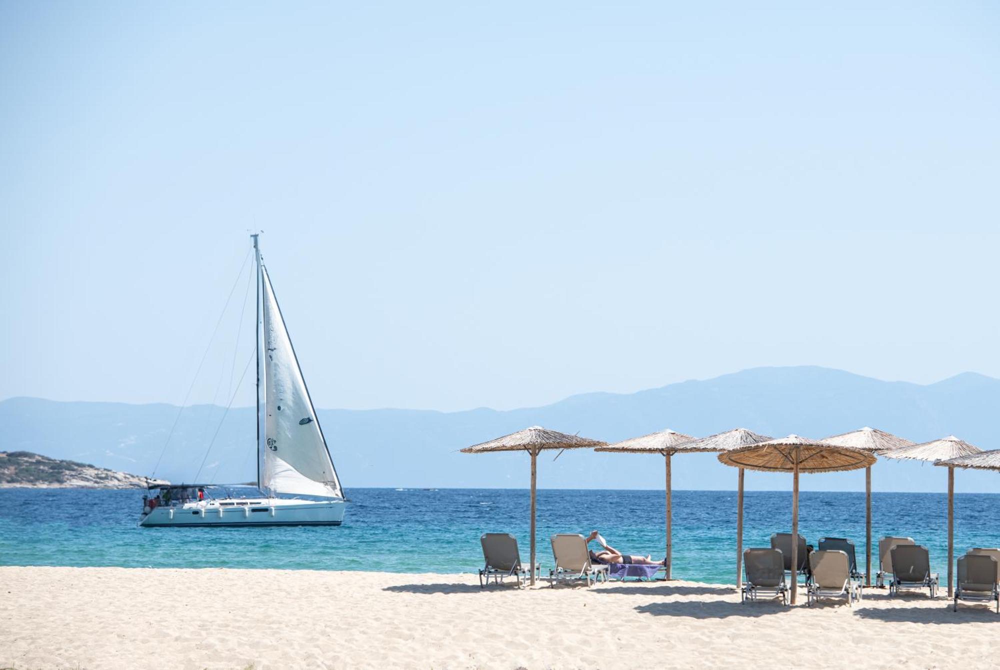 Akasti Slow Living Paralia Sikias Bagian luar foto